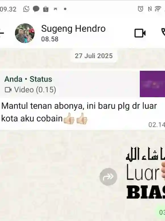 Testimoni Sugeng